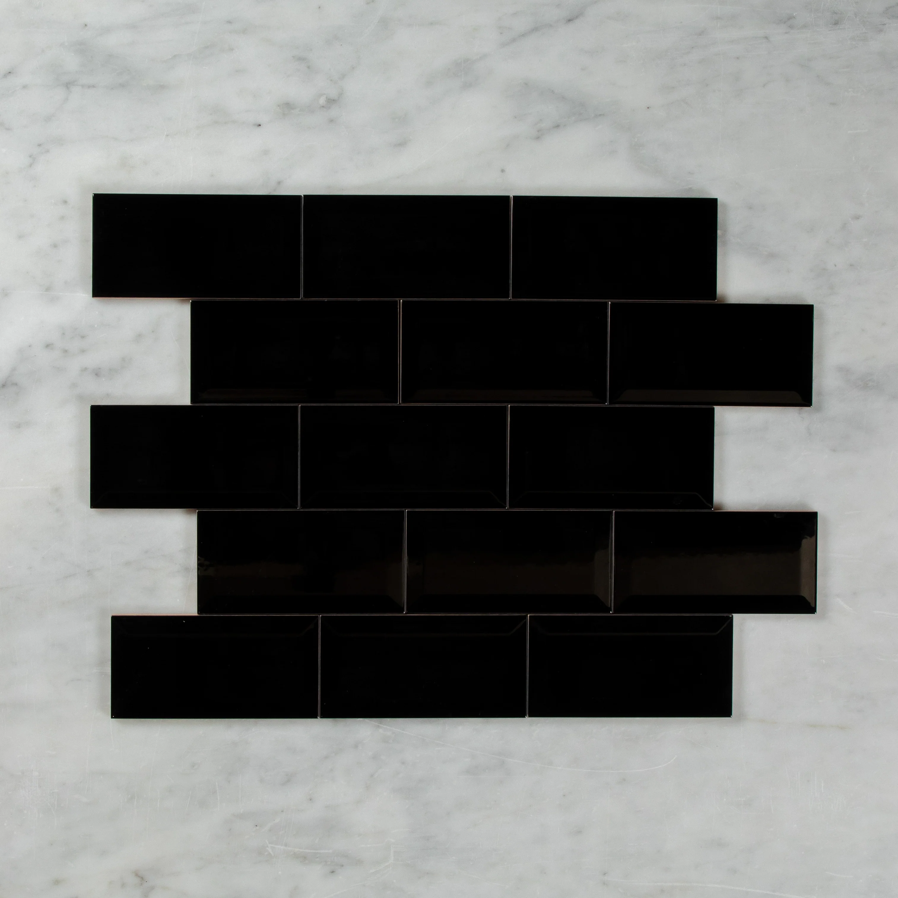 Black Gloss Subway Bevelled - Image 5
