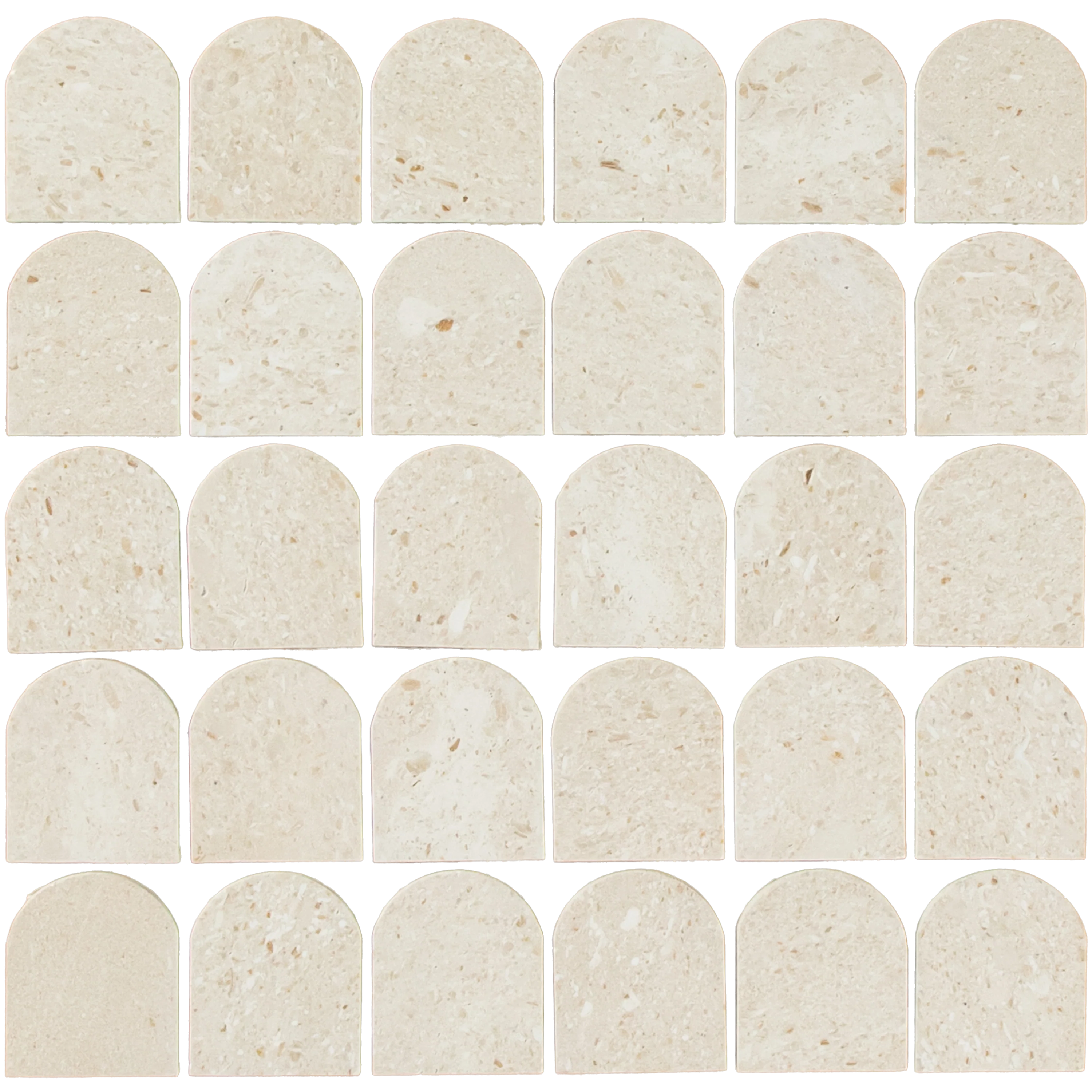 Mini Arch Mosaic Ivory Limestone - Image 3