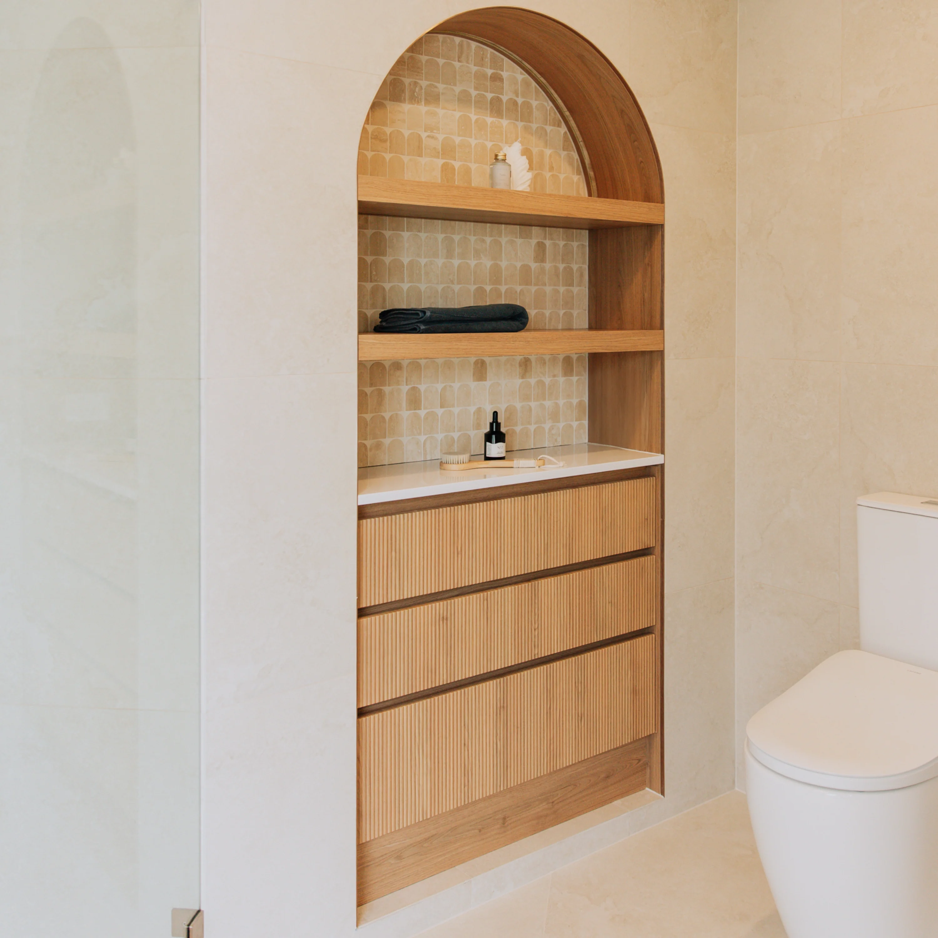 Mini Arch Mosaic Travertine - Image 5