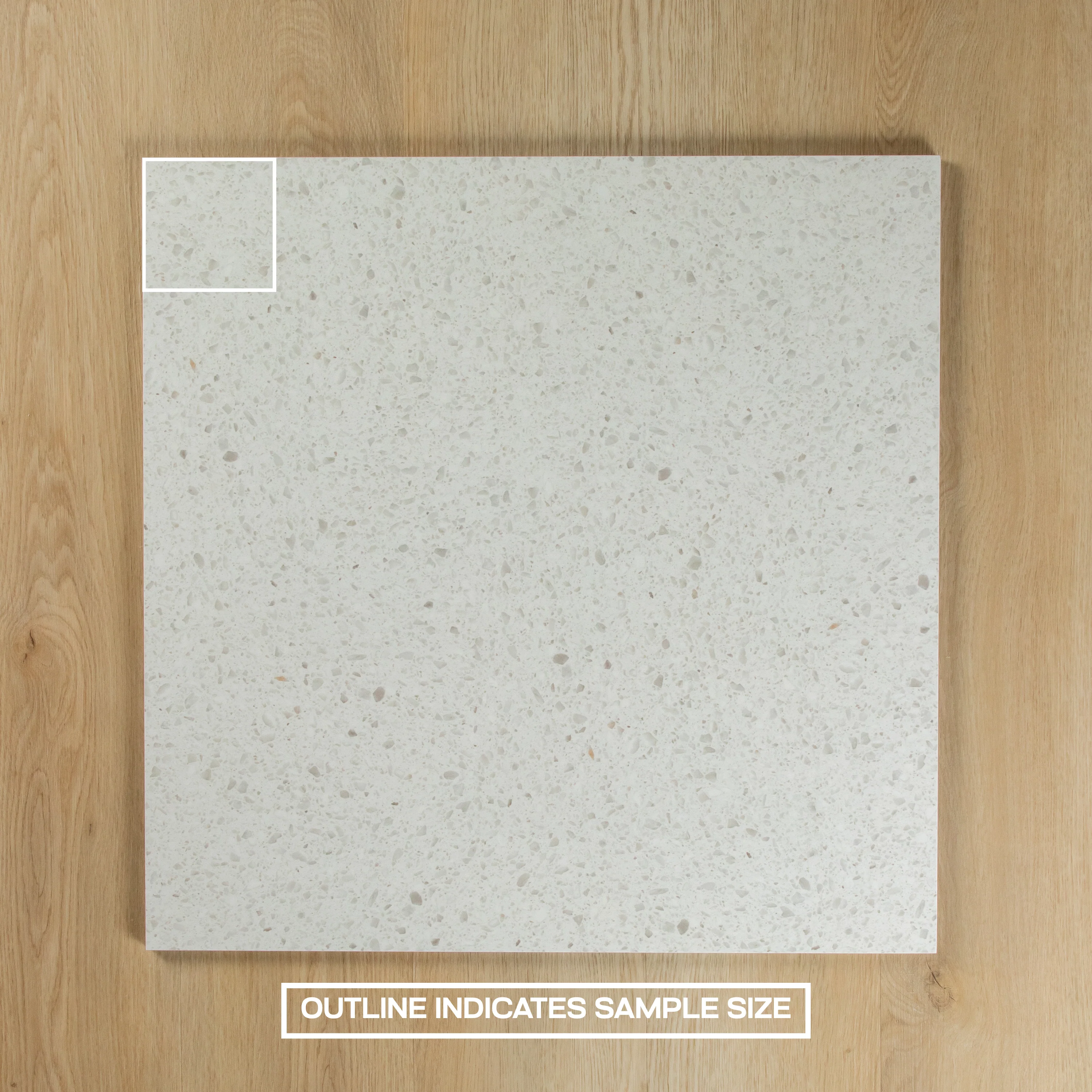 Terrazzo Carving White Matte - Image 4