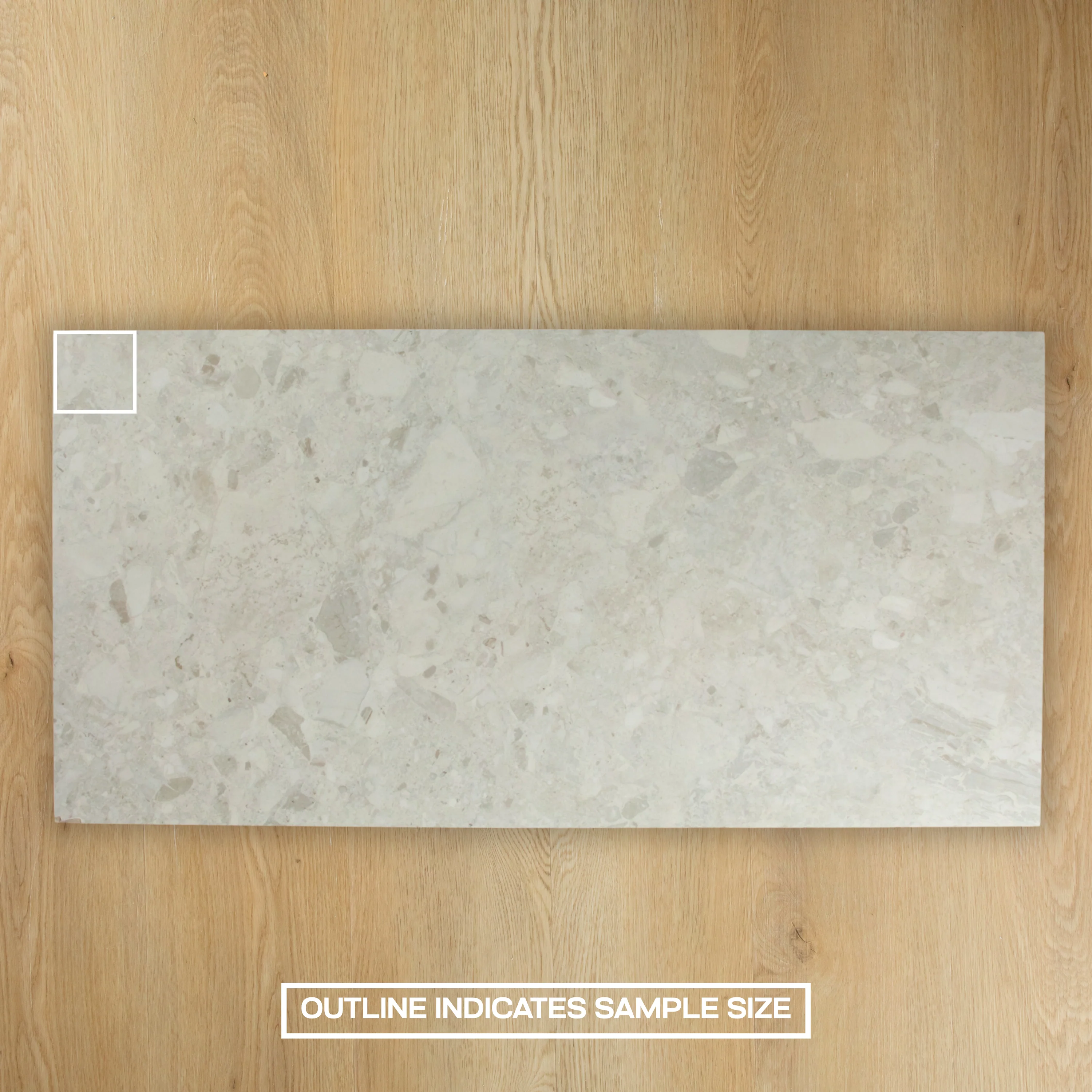 Terrazzo Stone Light Grey In Out - Image 4