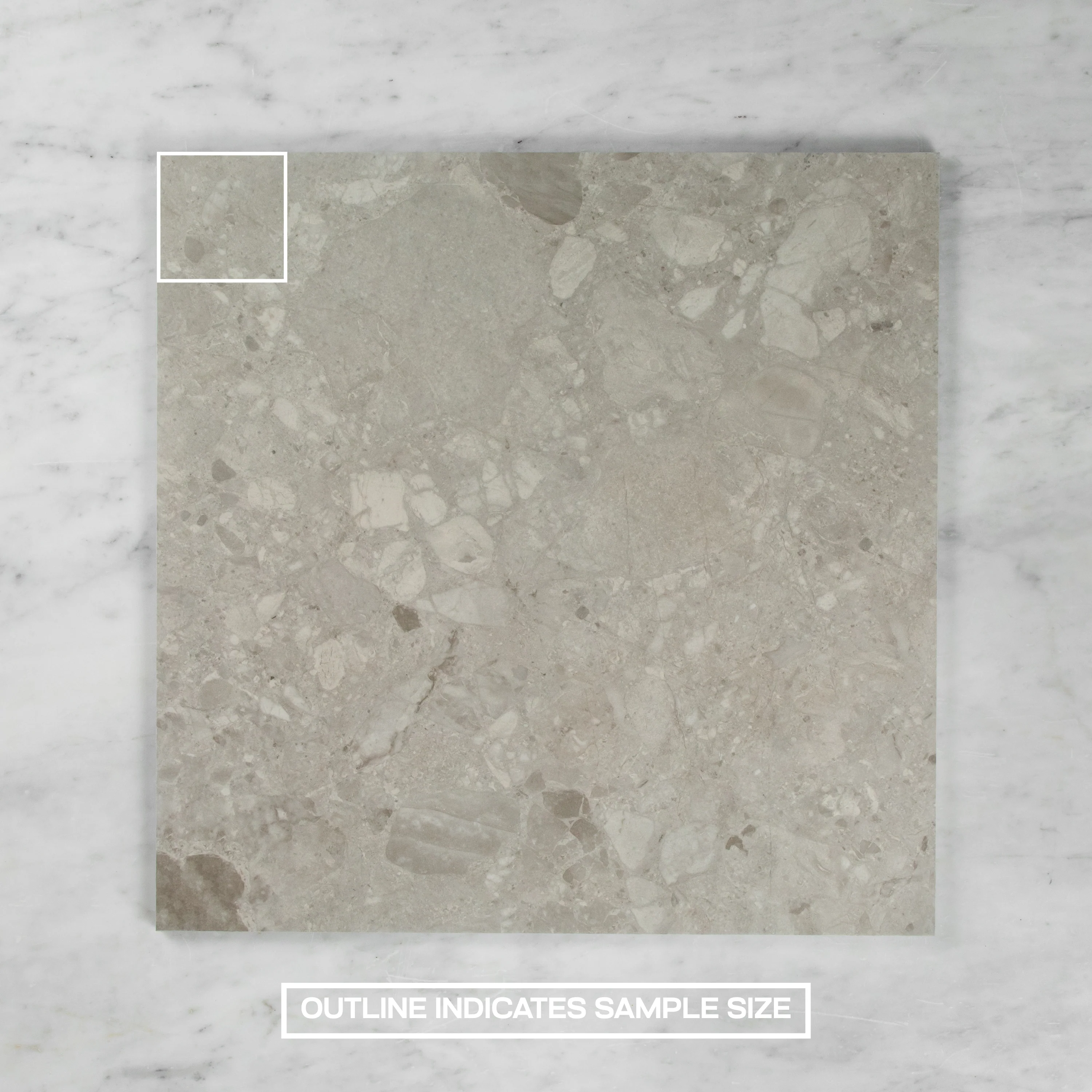 Terrazzo Stone Light Grey In Out - Image 4