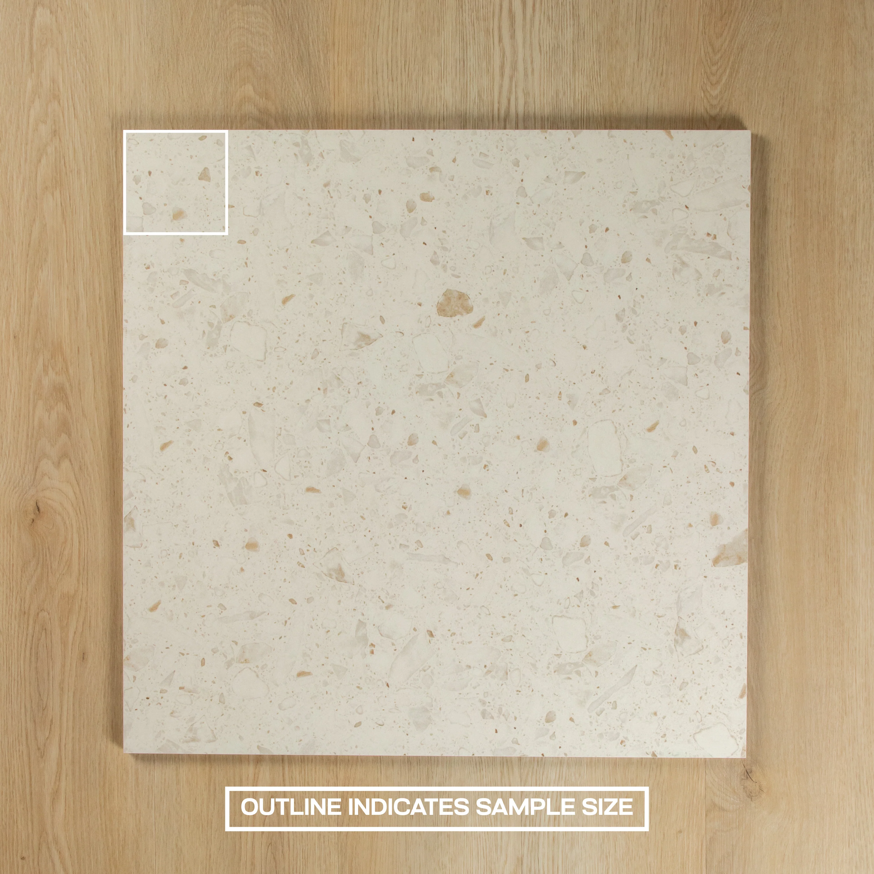 Terrazzo Stone White In Out - Image 4