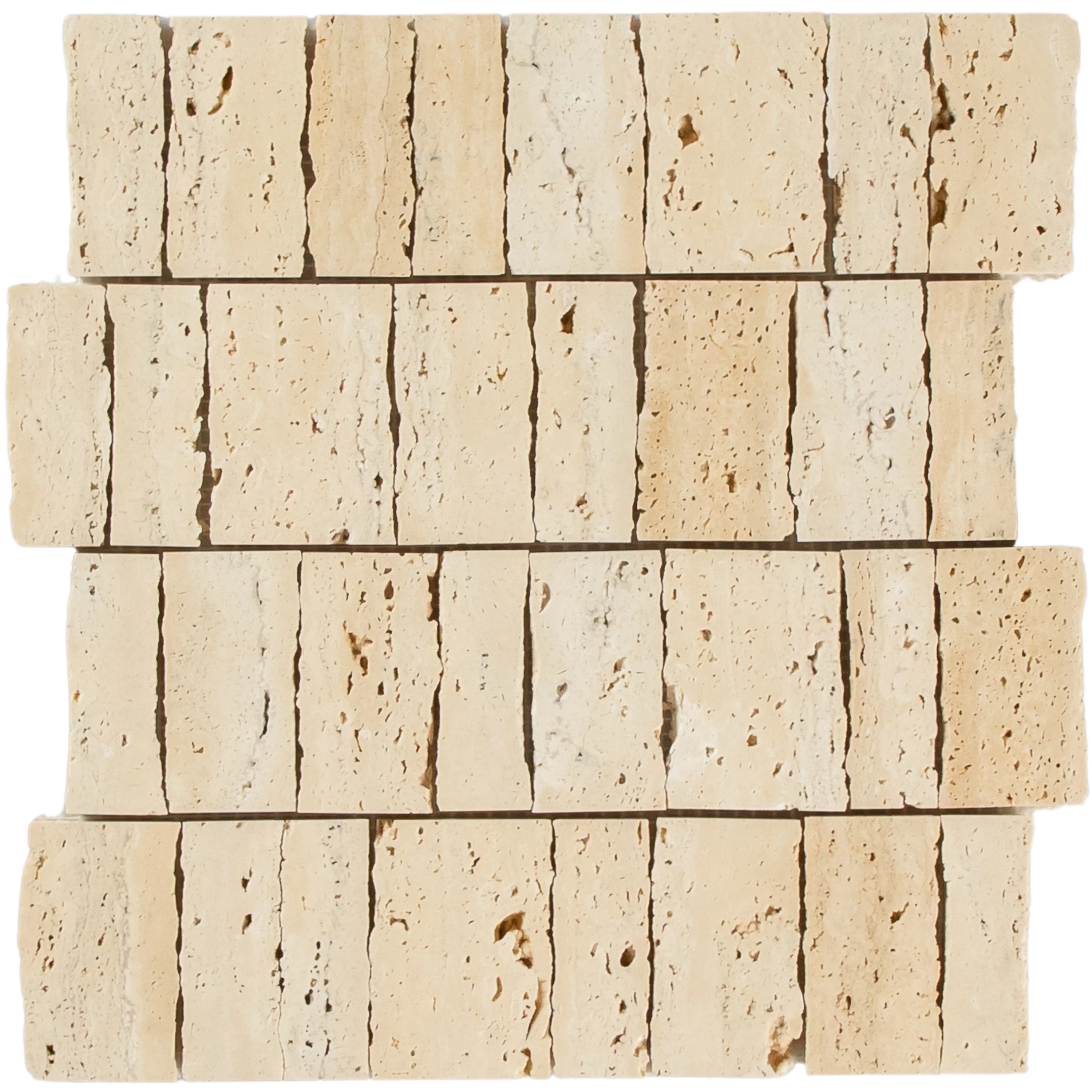 Travertine Ashlar Mosaic Beige - Image 3