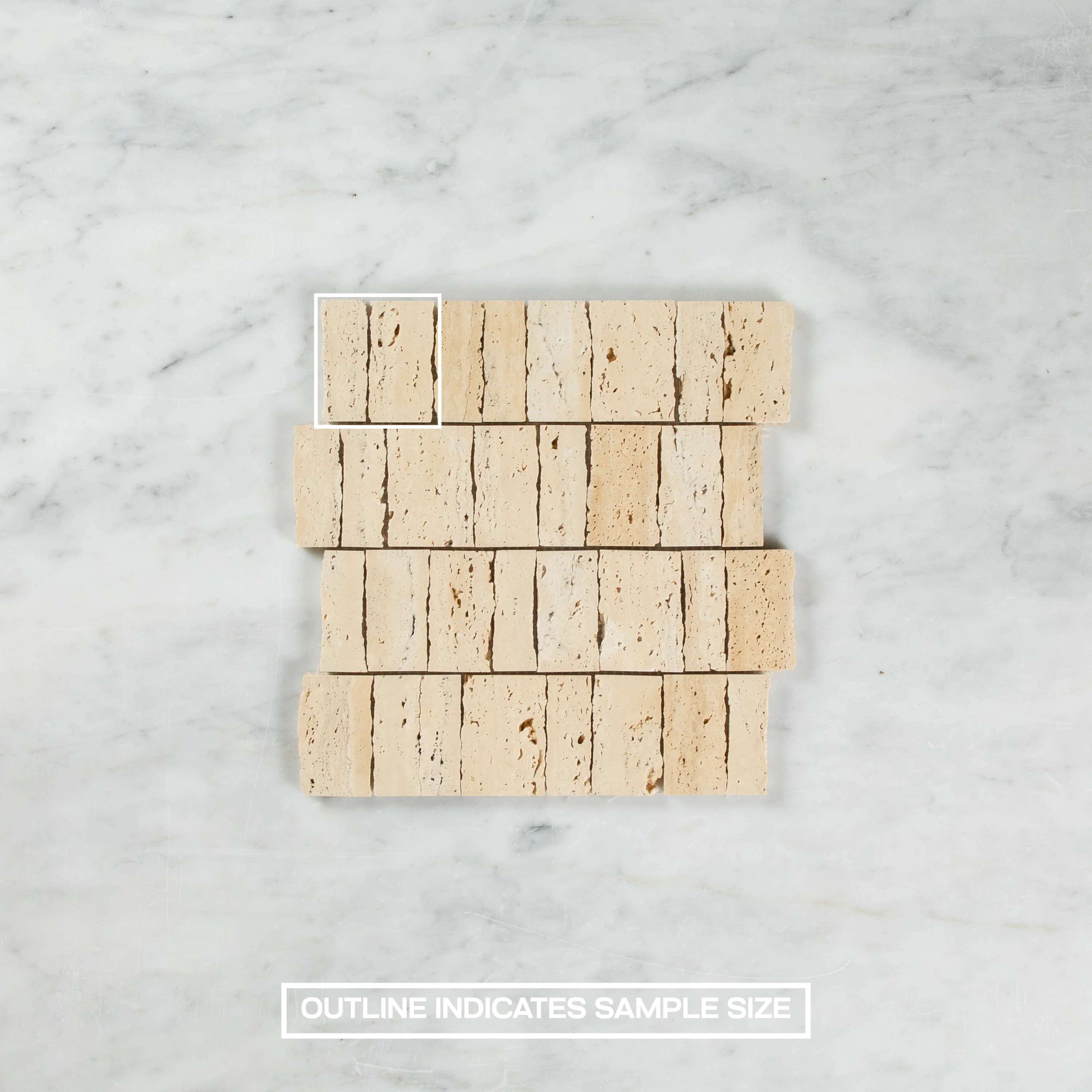 Travertine Ashlar Mosaic Beige - Image 4