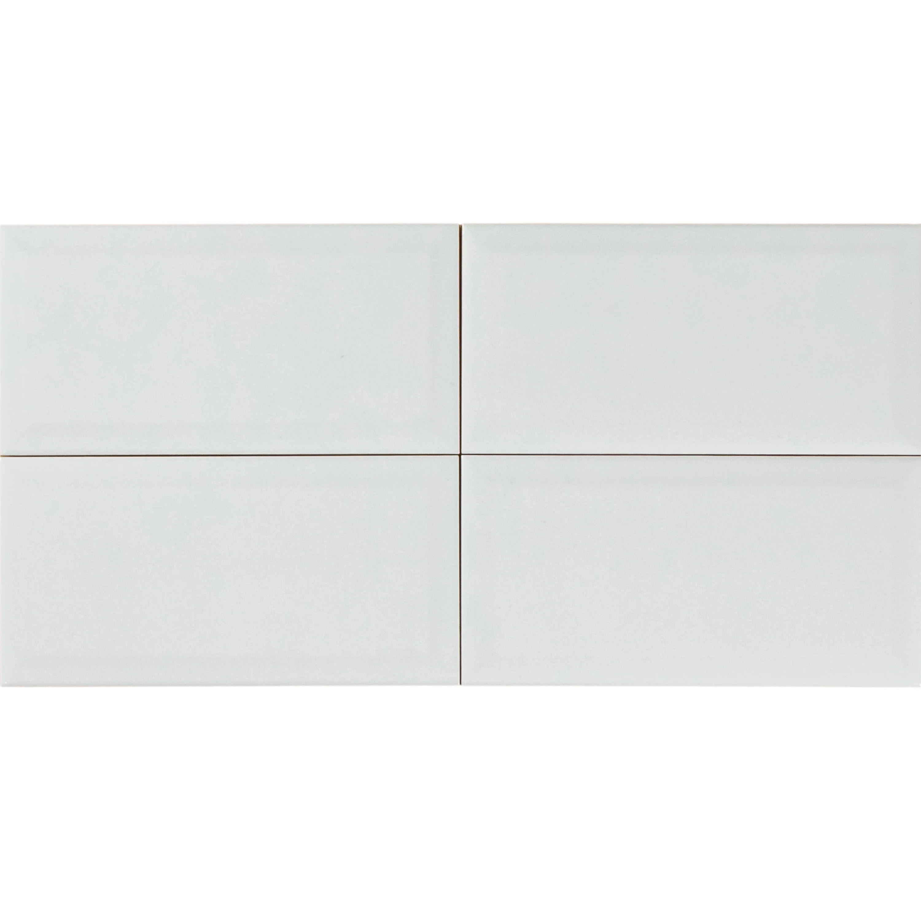 White Gloss Subway Bevelled - Image 3